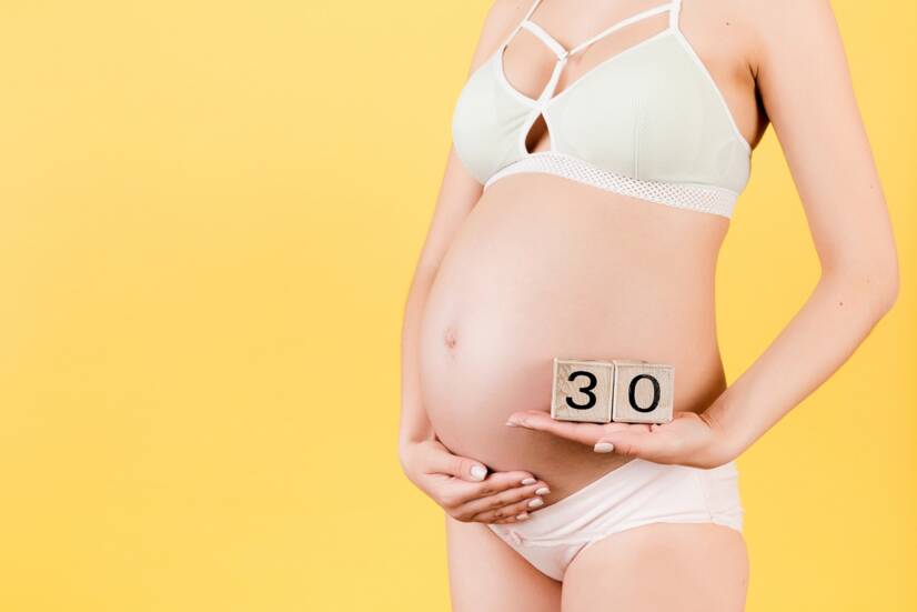 30 tydzień ciąży - z dnia na dzień coraz większa?