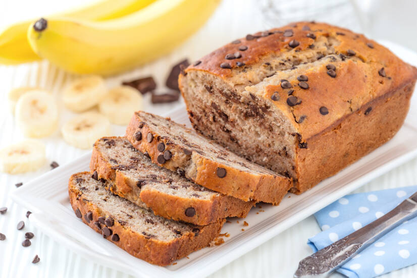 Przepis na pyszny i zdrowy chlebek bananowy